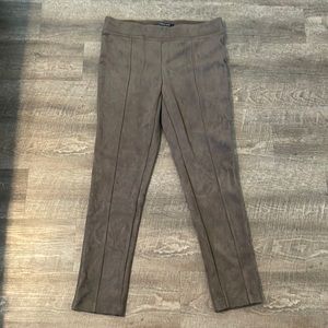 Suede feel pants
